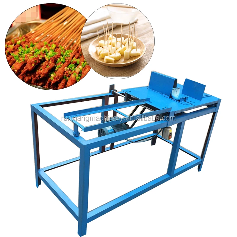 Bambus Produkt herstellungs ausrstung Schneiden Spalten Polieren Bbq  Spiee Stick Verarbeitung maschine Preis