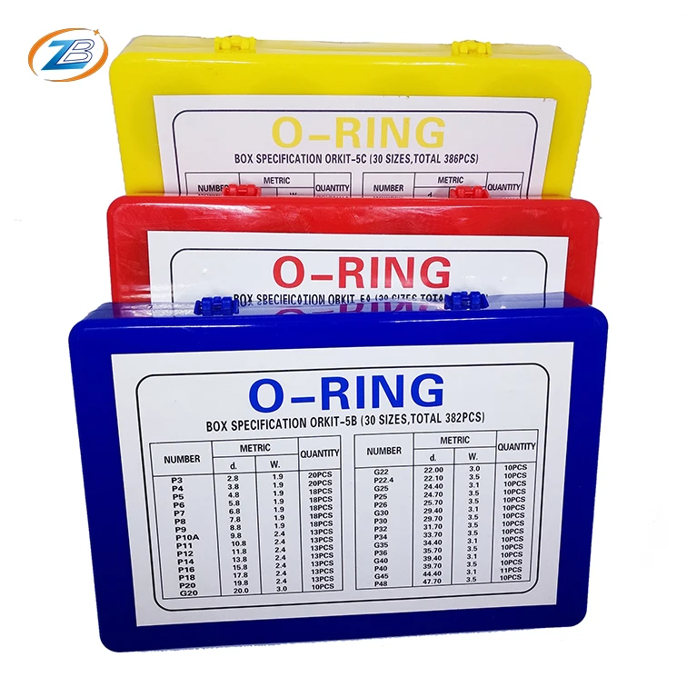 Стандартный заказ. O Ring Box Specification Orkit. Orkit 5a.