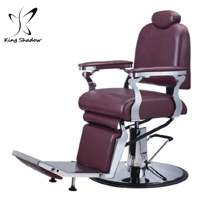 King Shadow kursi Salon pria, kursi Salon hijau zaitun untuk pria,  peralatan Salon rambut digunakan