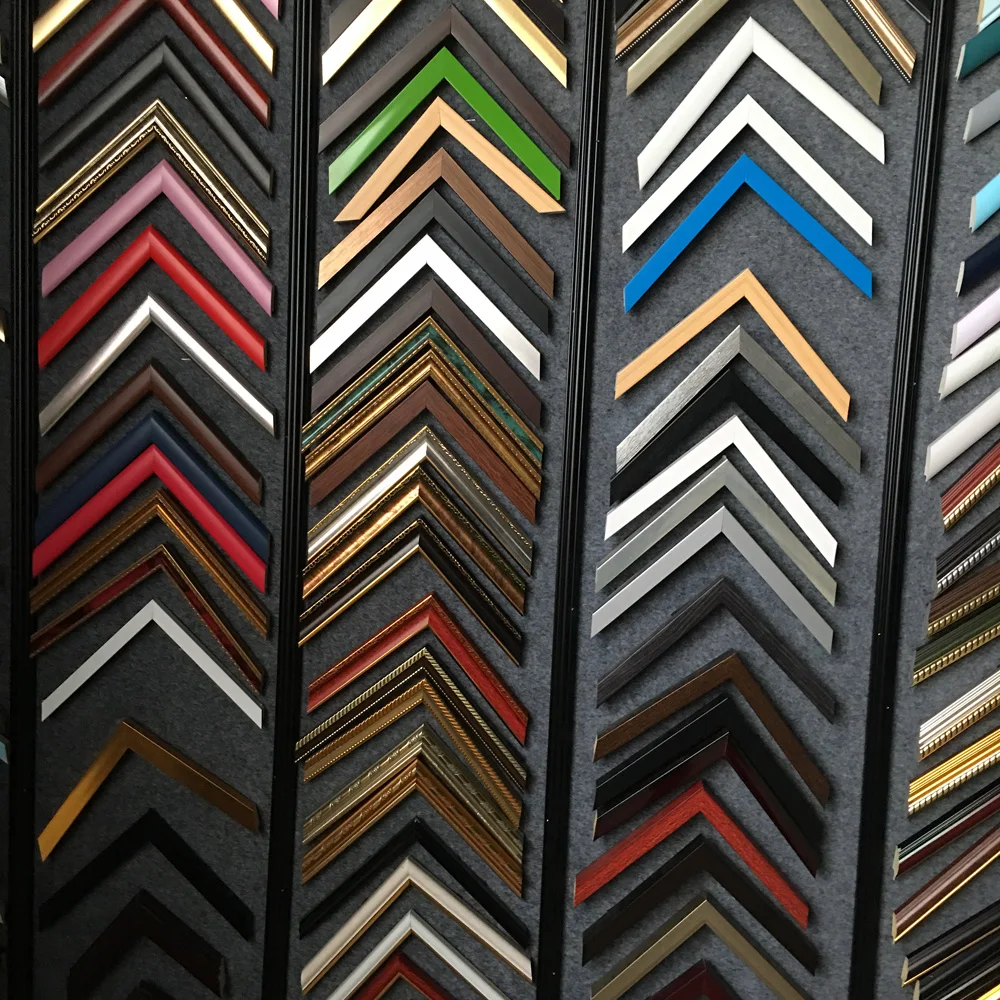 Picture Photo Frame Moulding Foshan Wholesale Stick Small PS Polystyrene Fashionable Plastic China Chinese Gold 30mmwx21mmh