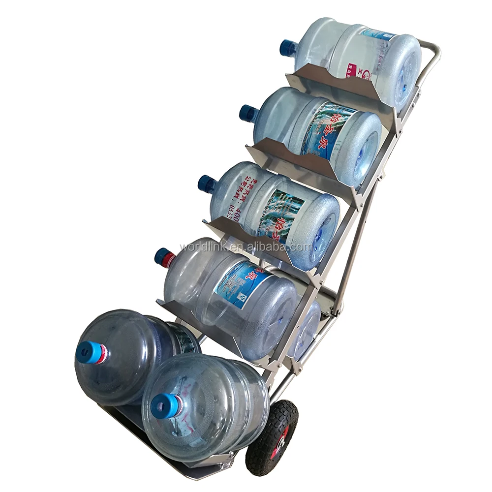2 Wheels Convenient Hand Water Can Trolley