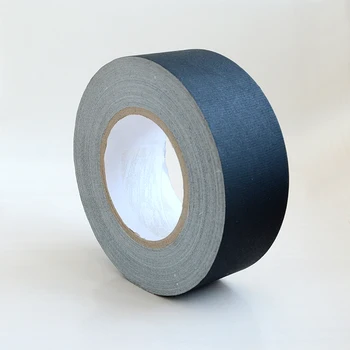 Popular Factory Direct Sale Custom 50mm x 50m Roll Matte Black Mesh Waterproof Gaffer Vinyl Tape for Camera Studio Lighting