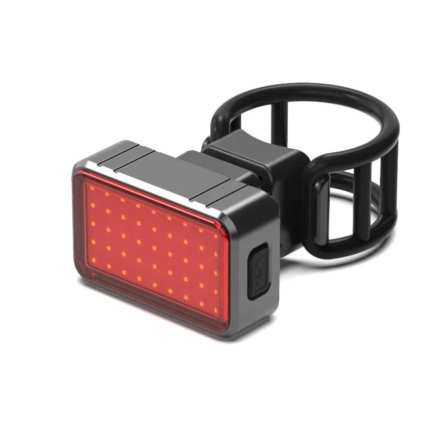 Machfally BK820 Intelligent Brake Night Riding a Lamp COB LED USB Rechargeable Bicycle Rear Bike Light
