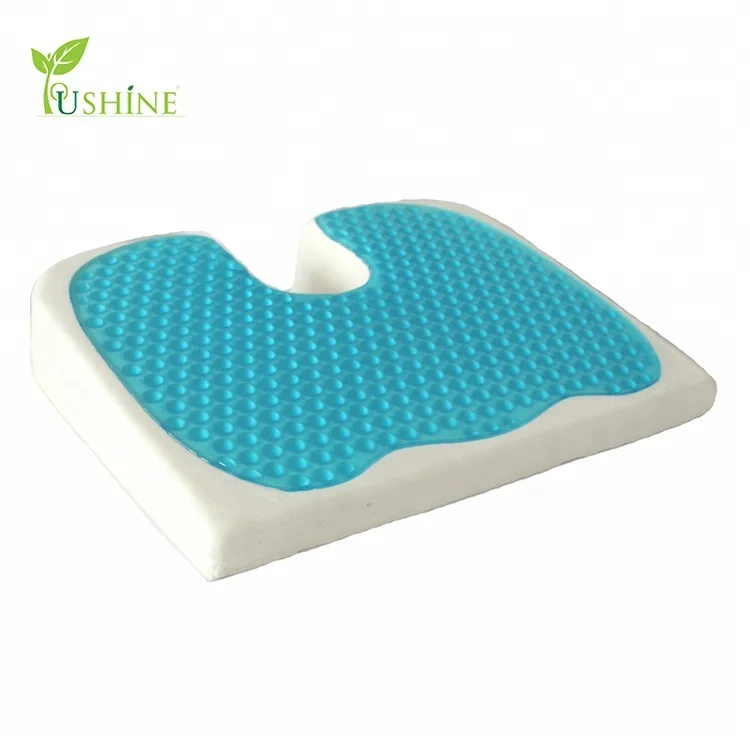 Factory Sale 3D Mesh Cover Memory Foam Adult Bus Car Driver Seat Cushion Height-adjustable Cooling Lumbar Pillows Seat Cushions
