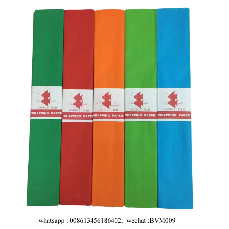 Colorful Crepe Paper Wrapping Paper  for Pakistan Market