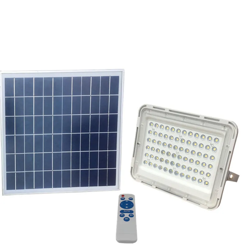 Domestic solar led outdoor light100w waterproof 1500 lumens with remote