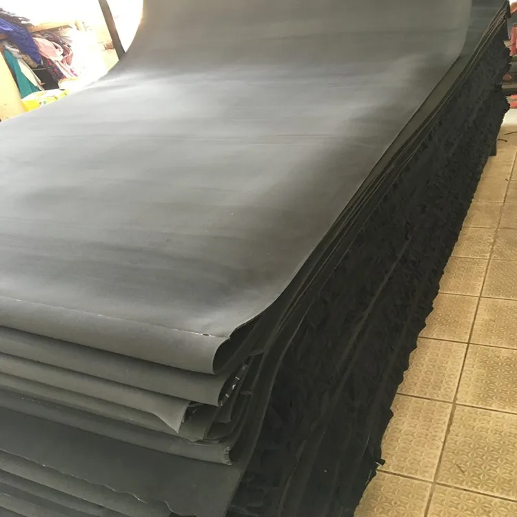 Высококачественная фабричная Неопреновая ткань резиновый лист рулон 1 мм 2 3 для одежды переработанный