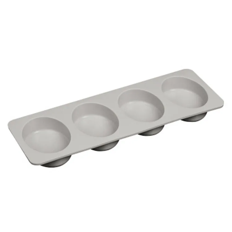 P0364 Factory High Quality Custom Professional Soap Mold Round Rectangle BPA Free 4 Cavity Silicon Soap Molds Oval