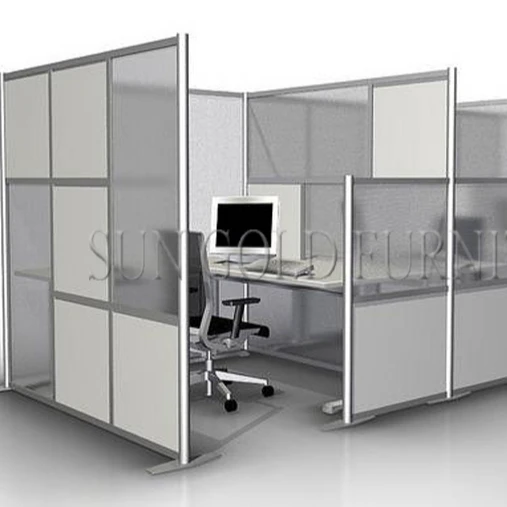 Newest Modern Partition Style Modular Office Glass Cubicle Walls(sz-ws665)  - Buy Glass Cubicle Walls,Office Glass Cubicle Walls,Modern Glass Cubicle  Walls Product on 