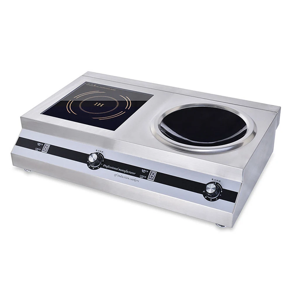 Guangdong Supplier CE Certification 5000W Electric Double Waterproof Induction Cooker Plate