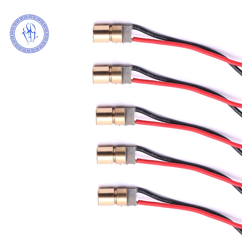10x30mm 650nm Red Laser Diode Module | Dot Line Cross Pattern | 0.4-5mW Q-BAIHE