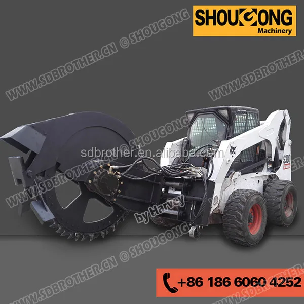 Micro Trenching Machine Fiber Optic Cable Installation