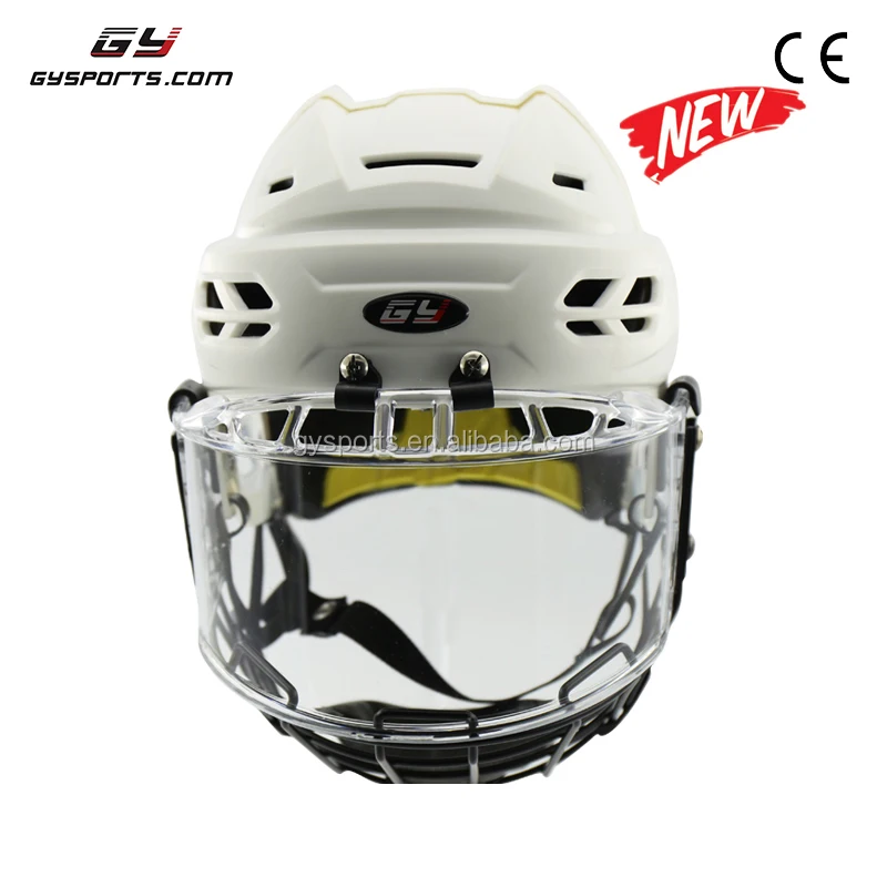 Factory Customizable Ice Hockey Helmet with Visor for Players