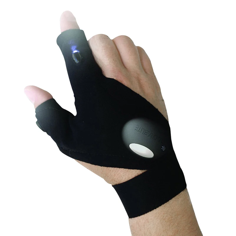 Glove-Lite LED Flashlight: Rechargeable, Water-Resistant, Hands