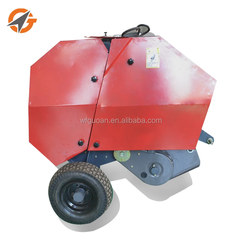 Farming Use Automatic New Promotion Straw hay and Straw Mini Round Baler Machine Equipment