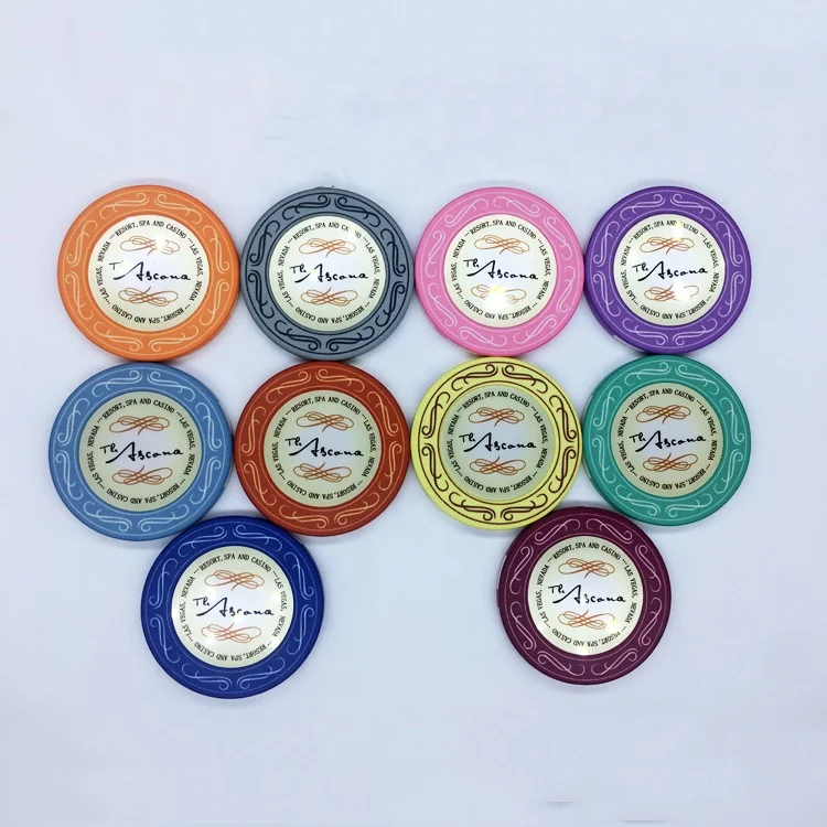 25.8MMステッカーインレイ付き昇華ハイブリッドセラミックポーカー