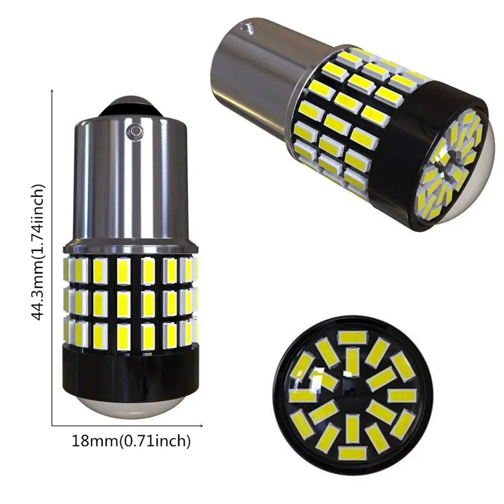 
 Автомобильная светодиодная лампа SANYOU BA15S 1156 7440 7443 Canbus светодиодные лампы с объективом проектор тормоз сигнал поворота Задний фонарь заднего хода  