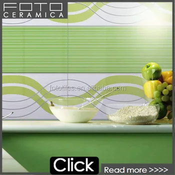 Designs-azulejo De Pared De Cerámica Esmaltada,Color Verde,Para Cocina