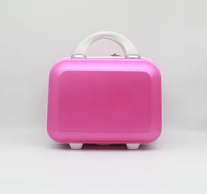 2026 New Product 14 Inch Colorful Waterproof Cheap Travel Makeup Suitcase
