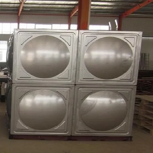 40 Cubic Meters Big Volume 304 Stainless Steel Panels Splicing and Welding Assembled Hot Water tank
