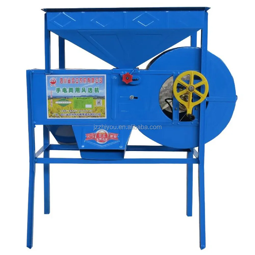 Grain Separator Leaves and Stem Separating Vegetable Winnowing Winnower Machine