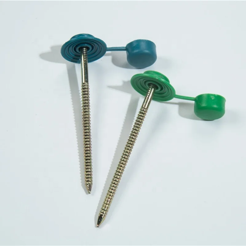 Plastic cap roofing clearance nails