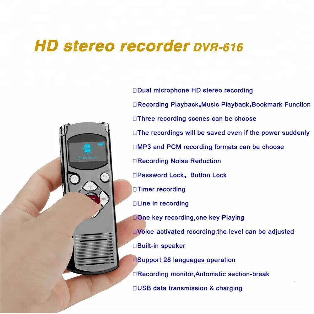 product-Hnsat-Affordable Multifunctional Ultra HD Sound Recorder Mini Recorder-img-1