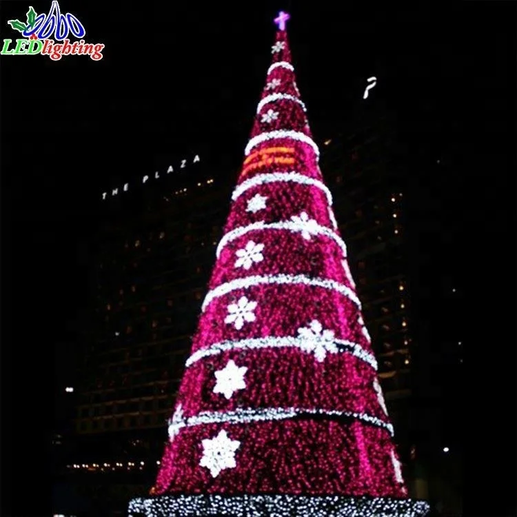 25FT Artificial Tinsel Christmas Tree Overstock Gold Pop up Christmas Trees