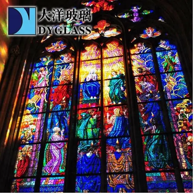 セントピーターズ教会 大型 ヴィンテージ ステンドグラス ティファニー・スタジオ セントピーターズ教会 大型 ヴィンテージ ステンドグラス ティファニー