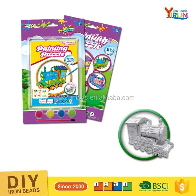 Обучения Развивающие игрушки для детей DIY свободная роспись с объемным 3D бумаги