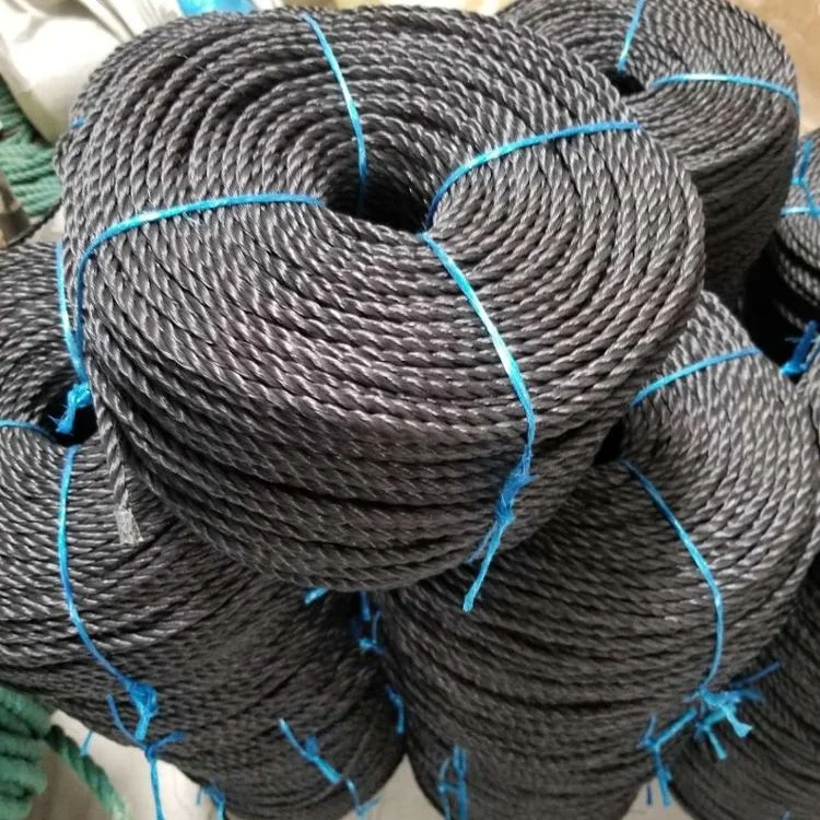 
 Высокое качество 3 нитка Скрученная PE рыболовная веревка  