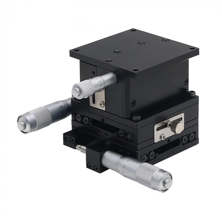 SEMXYZ-60 XYZ Micrometer Trimming Platform Linear Stage Bearing Tuning Sliding Table 6060mm Wandisy Linear Stage SEMXYZ-60 XYZ Micrometer Trimming Platform Linear Stage Bearing Tuning Sliding Table 6060mm Wandisy Linear Stage
