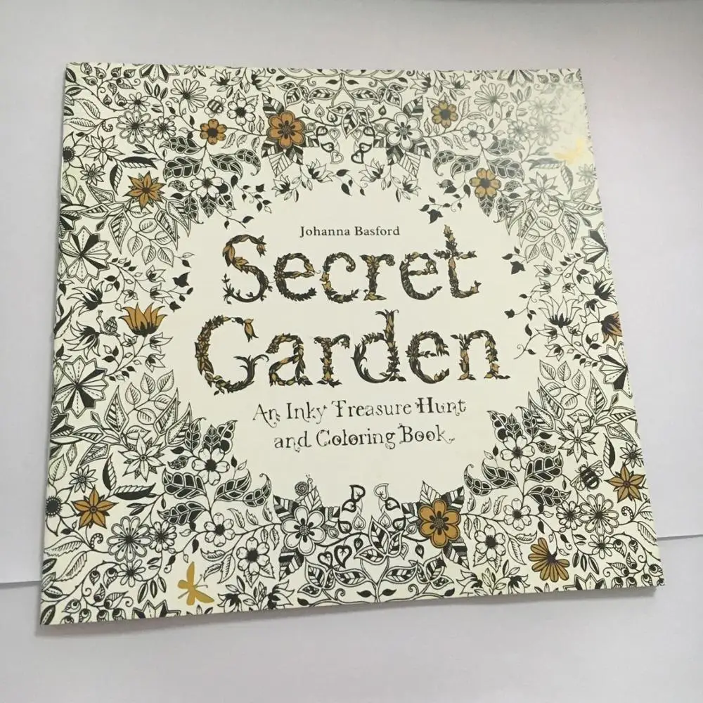 Лидер продаж на Amazon, книжка-раскраска в виде секретного сада для взрослых и детей