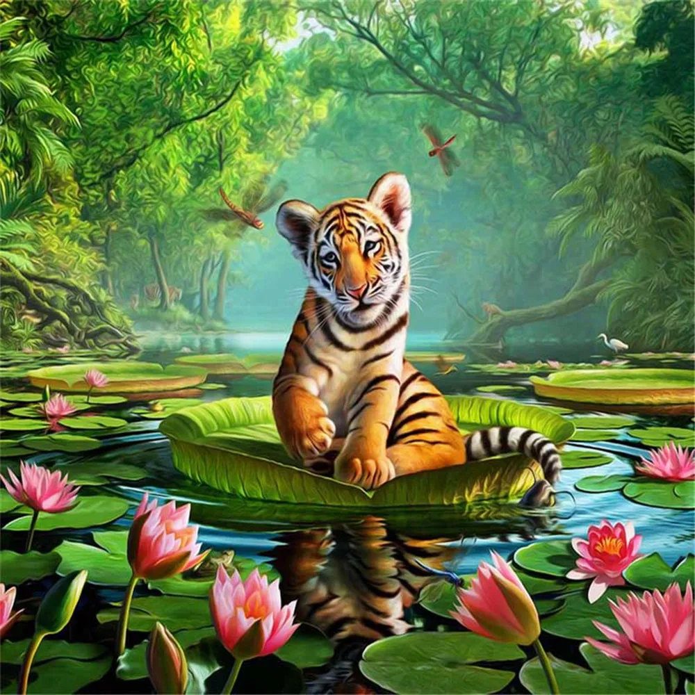 Những bức hình ảnh con hổ nhỏ nghệ thuật sẽ khiến bạn phải trầm trồ trước sức sáng tạo tuyệt vời. Với chi tiết đầy màu sắc và độ chân thật đến từng phần tử, bạn không thể bỏ qua bất kỳ một tác phẩm nghệ thuật nào trong số đó.