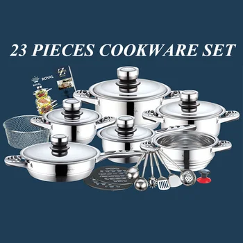 24PCS Royal Prestige Surgical Stainless Steel Induction Kitchen