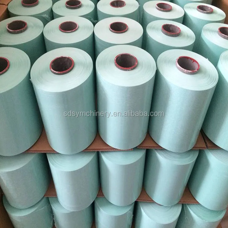 Plastic green wrap hay bale silage film corn grass bale silage bale wrap film