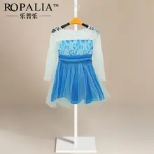 Summer Girls Princess Lace font b Fancy b font font b Dress b font Long Sleeve