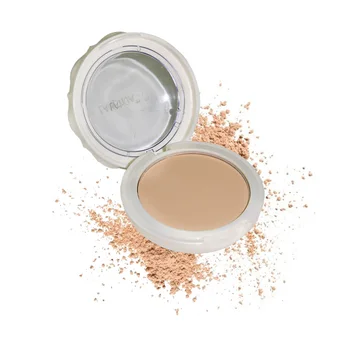 best face powder single white case pressed powder makeup compact powder