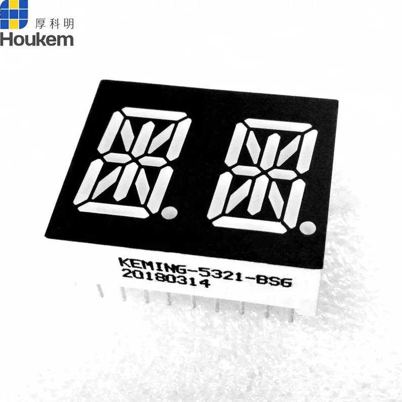 単色2桁英数字デジタルLED 15セグメントLEDディスプレイ