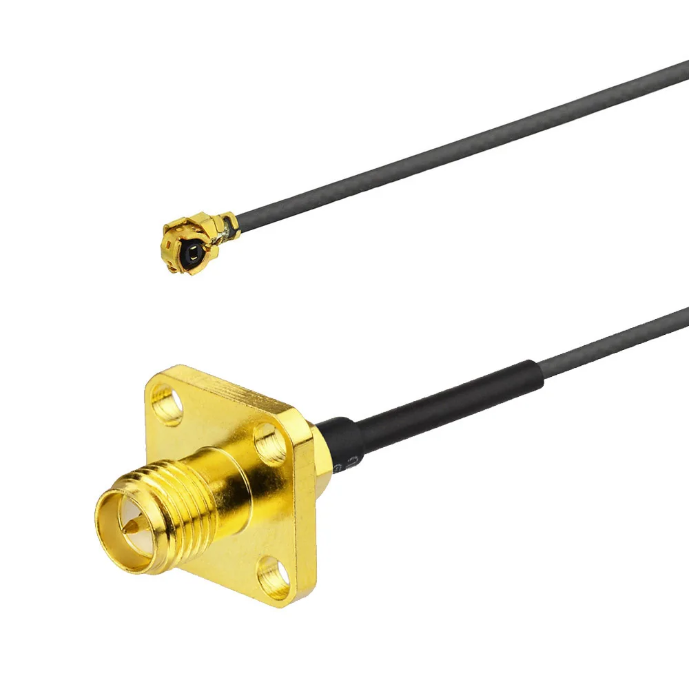 BNC Female Bulk to uFL/u.FL/IPX/IPEX RF 1.37 Coaxial Cable Adapt Pick Length USA 