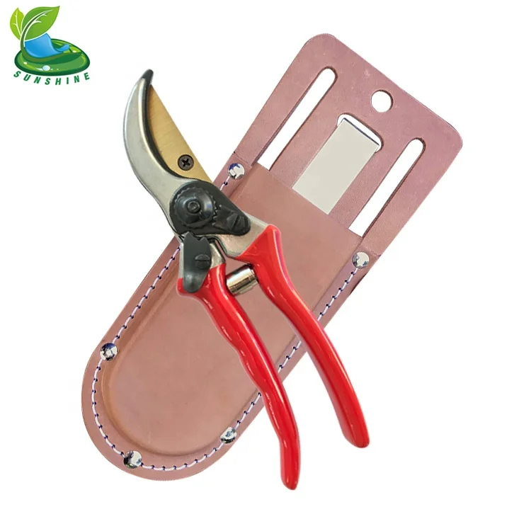 
 Солнечный свет профессиональный SK-5 из углеродистой стали садовые ножницы для обрезки с чехлы из кожи, в виде бумажника  