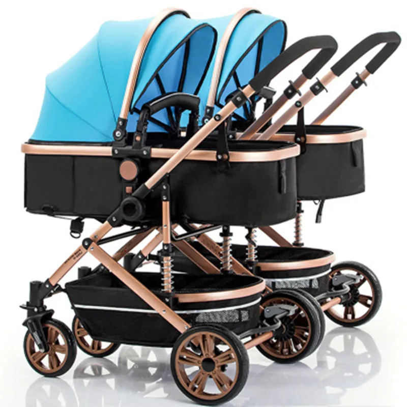 Double Baby Stroller in Perfect for Twins More