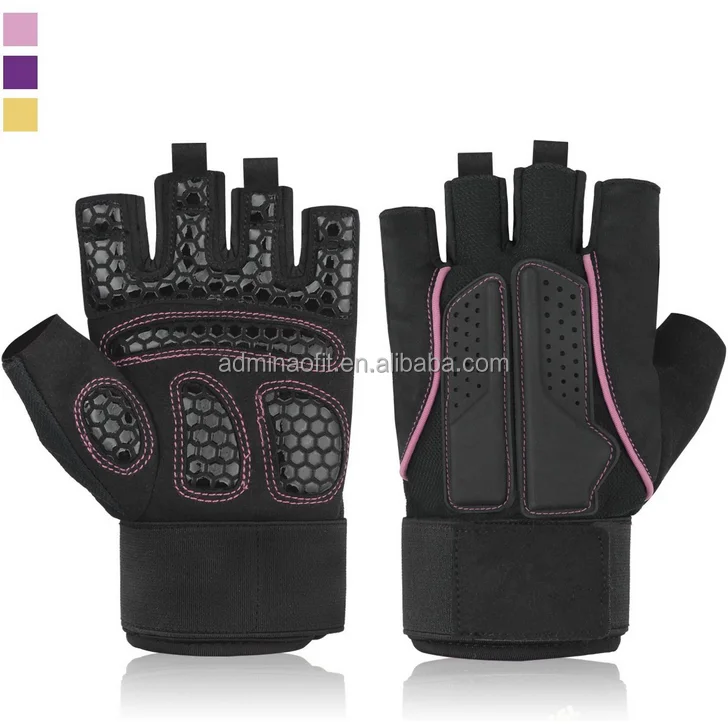 Перчатки для тяжелой атлетики, кожаные перчатки для тренировок в тренажерном зале, бодибилдинга, фитнеса для мужчин