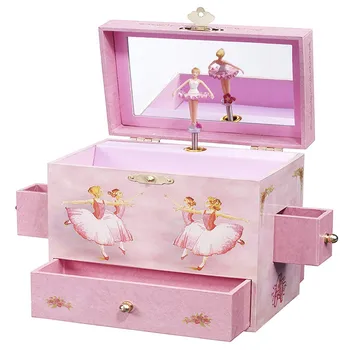 Hot Sale Personalized Handmade Ballerina Musical Jewelry Box