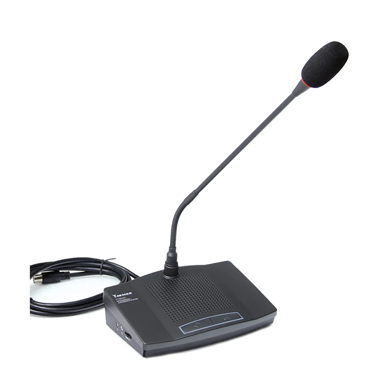 For YARMEE Wired Audio Conference System Table Microphone with Built-In Speaker and Recording Feature