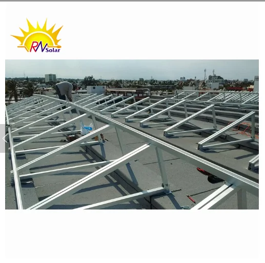 Flat roof solar tripod flat roof mounting system tripod bracket support