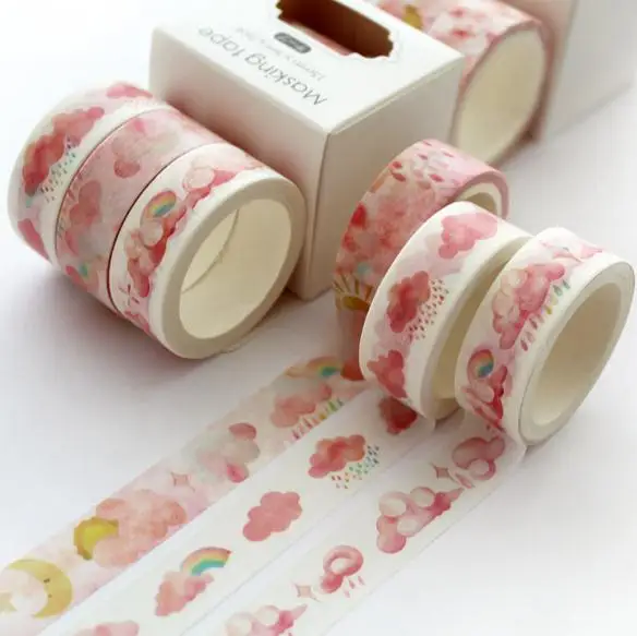 diy japanese set washi tape notebook