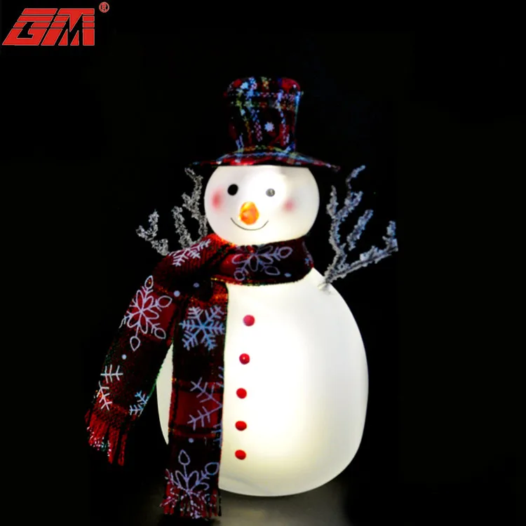 2022 new christmas decorative decorations led light mini snowman decoration gifts details