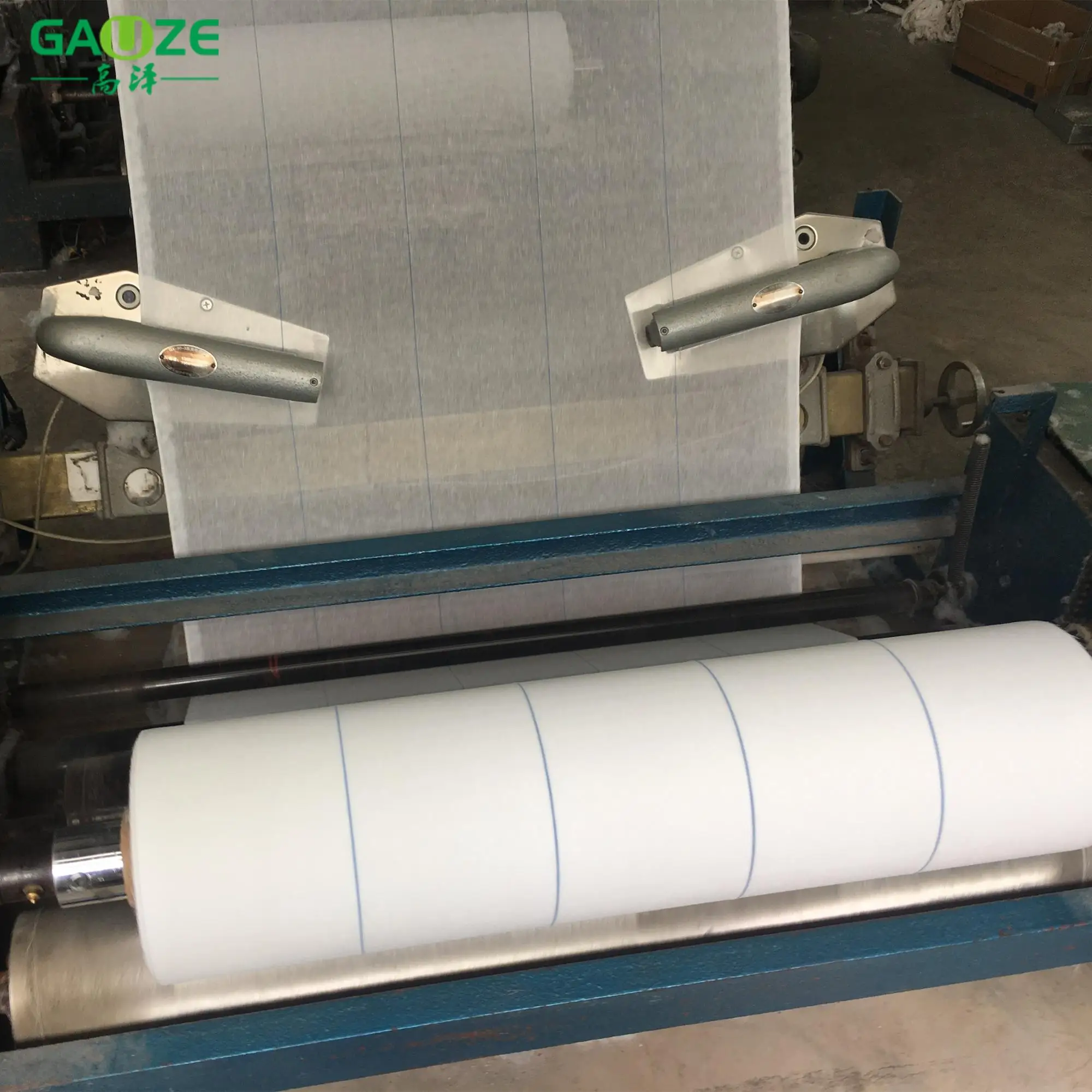 Medical 100 Cotton Jumbo Gauze Roll Absorbent Bleached 12*8 Mesh Big