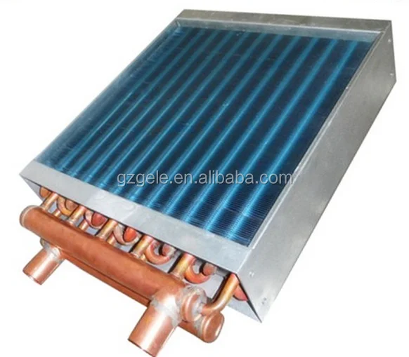 Custom Made Heating And Cooling Coil Heat Exchange Ahu Condenser Coil